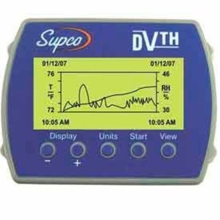 Sealed Unit Parts Co Supco Temperature/Humidity Logger with Display DVTH DVTH